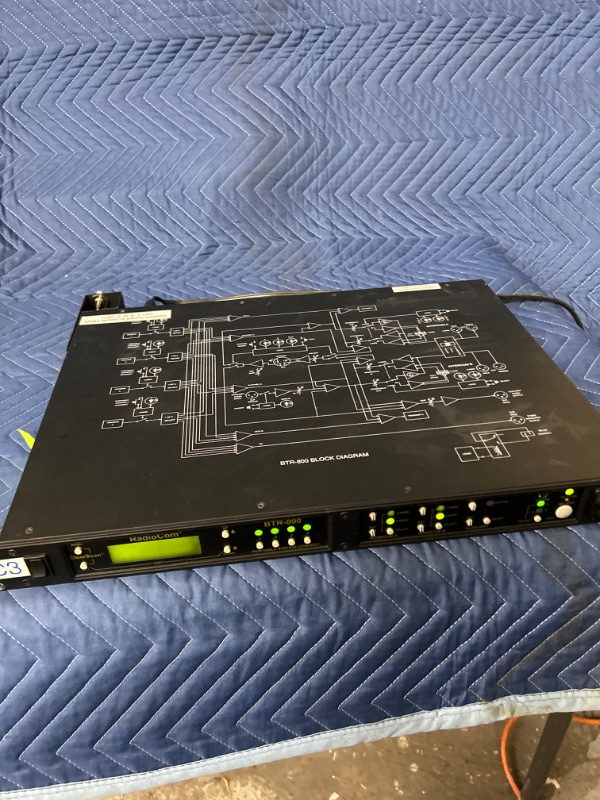 Photo 1 of Radiocom BTR-800 wireless intercom system untested