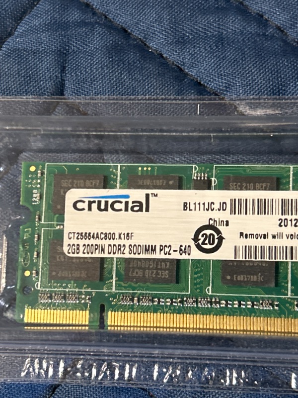 Photo 2 of 14 sticks of Crucial 2GB RAM For Crucial CT25664AC800.k16f DDR2 PC2-640 800MHZ  