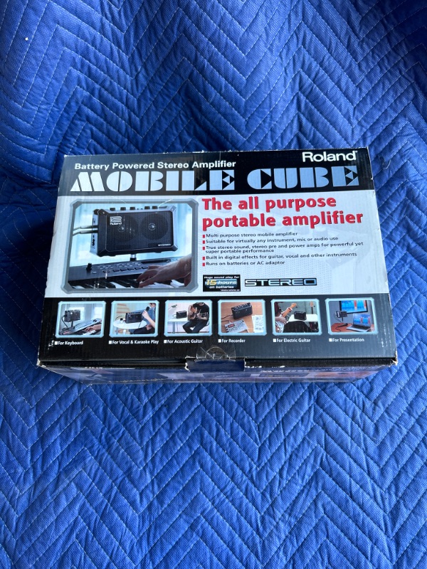 Photo 1 of New in box Roland mobile cube amplifier 