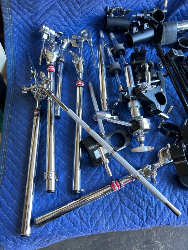 Photo 6 of Lots of Gibraltar Drum rack parts see lots of photos