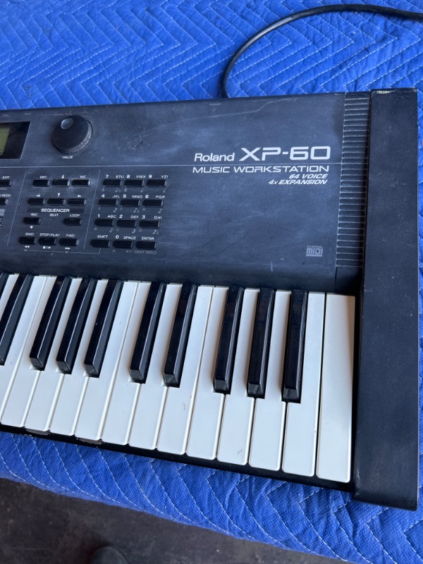 Photo 3 of Roland XP-60 Music workstation powers on, no further testing done 