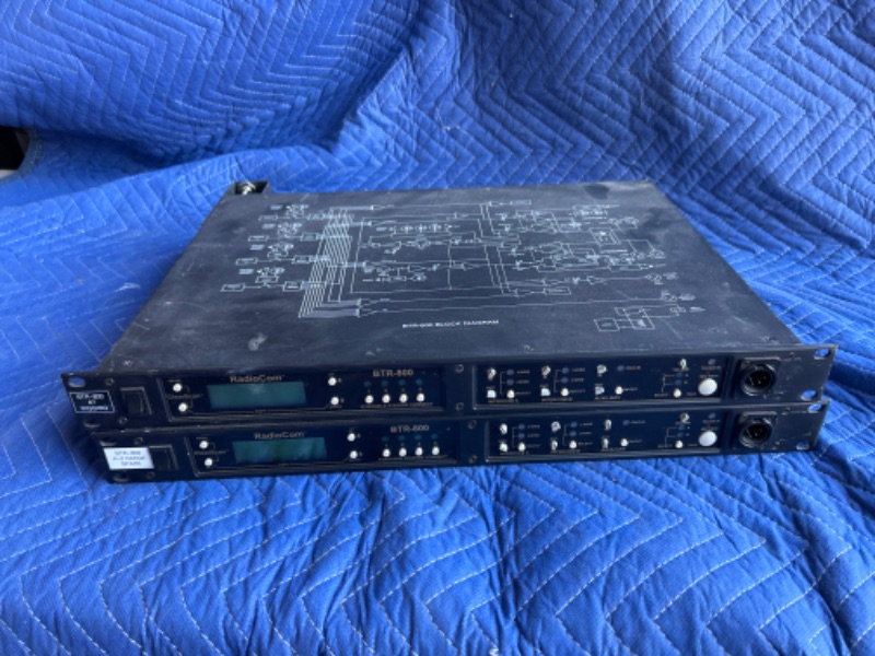 Photo 1 of Two Telex radiocom BTR-800 untested 