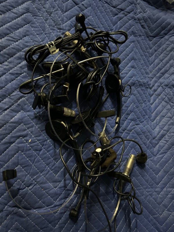 Photo 1 of Unknown xlr headset parts and pieces 