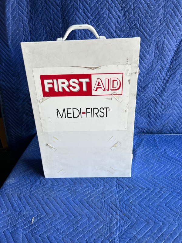 Photo 1 of Large metal wall mount 1st aid kit 