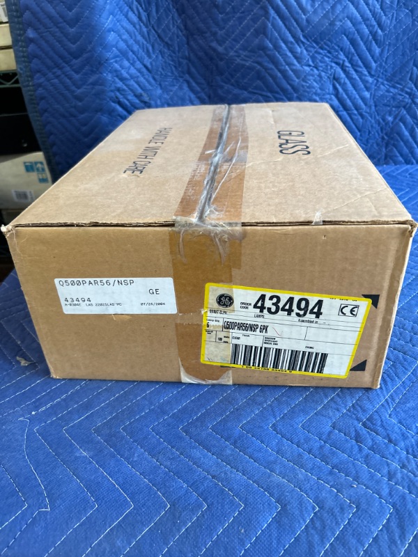 Photo 1 of Case of new sealed 6 Ge par 56 43494 - Q500PAR56NSP