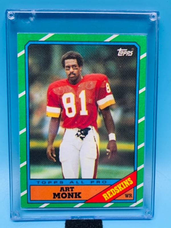 Photo 1 of 277721…topps 1986 art monk card 175 in hard plastic case 