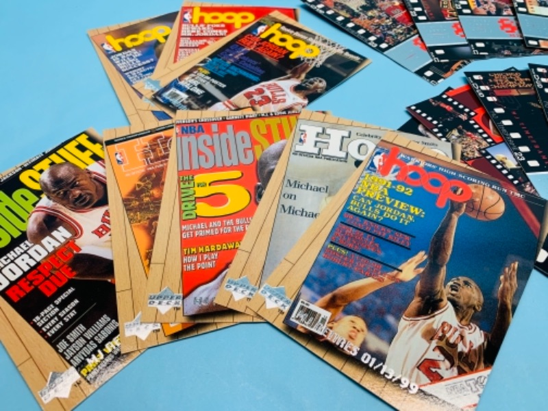 Photo 1 of 277747… 23 Michael Jordan cards - upper deck 1990 retirement set  in box-  3.5 x 5 inch cards 