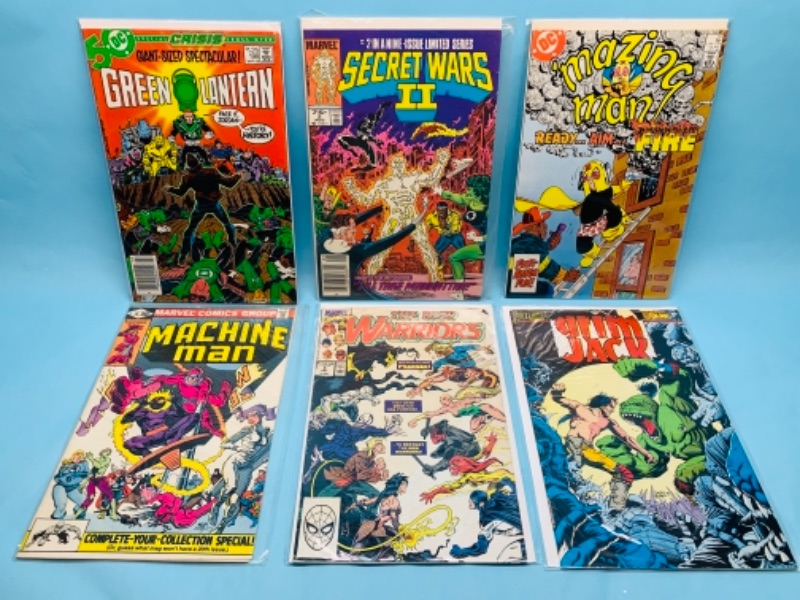 Photo 1 of 277751… six vintage comics in plastic sleeves