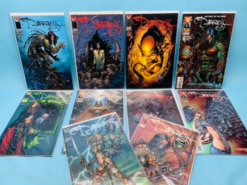 Photo 1 of 277782… 10 the darkness comics and plastic sleeves