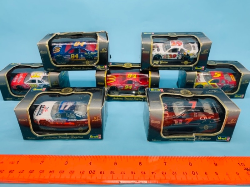 Photo 1 of 277791…7 Revell 1:54 scale cars in original packages 