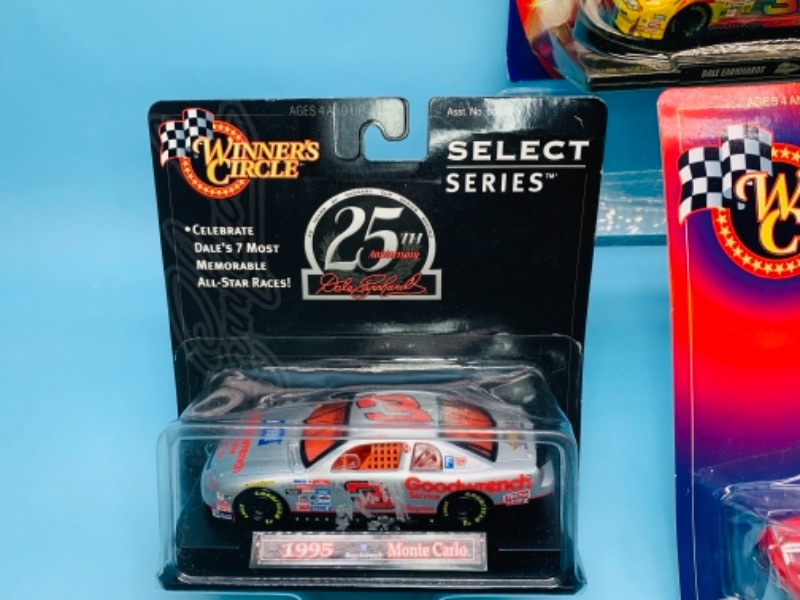 Photo 3 of 277796…4 dale Earnhardt die cast collectible cars in original packages 