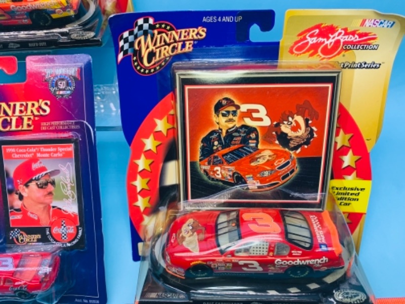 Photo 2 of 277796…4 dale Earnhardt die cast collectible cars in original packages 