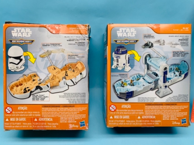 Photo 2 of 277797…2 Star Wars micro machines in original boxes - one box has a dent