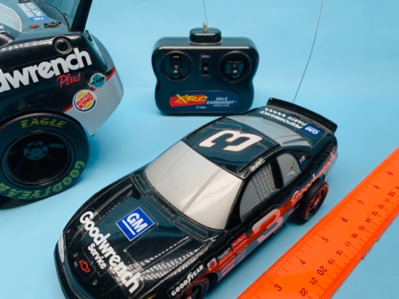 Photo 2 of 277812…2 dale Earnhardt remote control cars- needs batteries- large one is missing control 