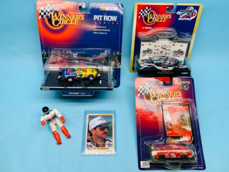 Photo 1 of 277821…6 piece Dale Earnhardt collectibles in packages