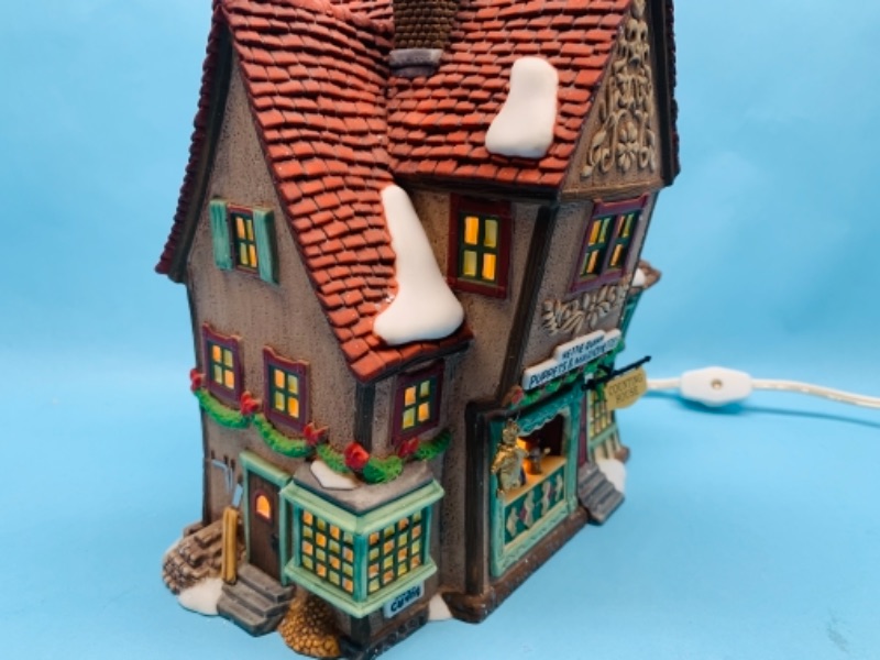 Photo 3 of 277838…dept 56 Heritage Village collection dickens Village series Nettie Quinn puppets and marionettes lighted hand-painted porcelain with original box