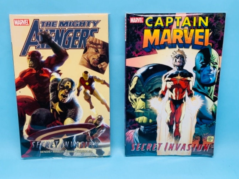 Photo 1 of 277849… two marvel novel books in plastic sleeves