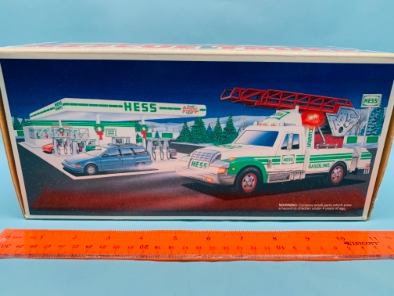 Photo 3 of 277853…. Large Hess rescue truck in original box 