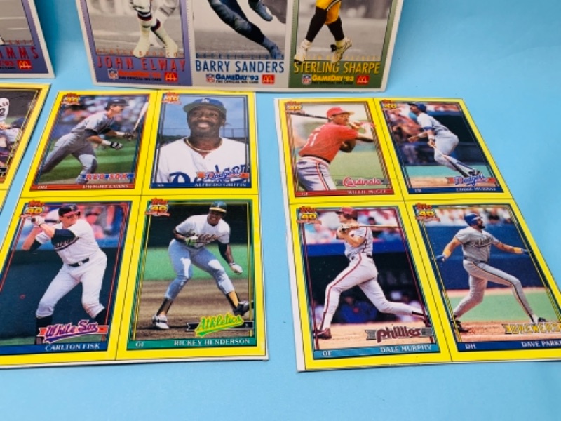 Photo 9 of 277854…topps, fleer, and McDonald’s uncut sports cards