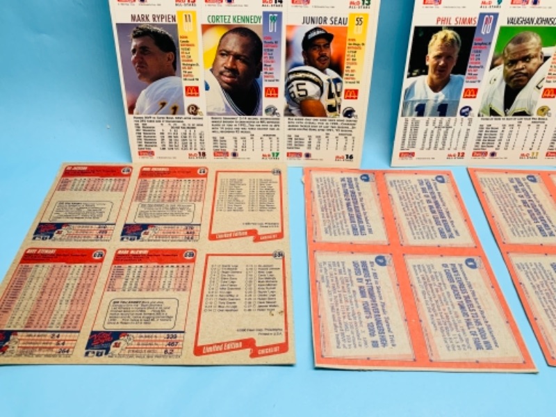 Photo 5 of 277854…topps, fleer, and McDonald’s uncut sports cards