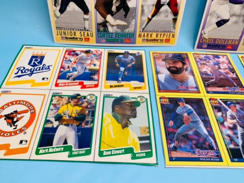 Photo 7 of 277854…topps, fleer, and McDonald’s uncut sports cards