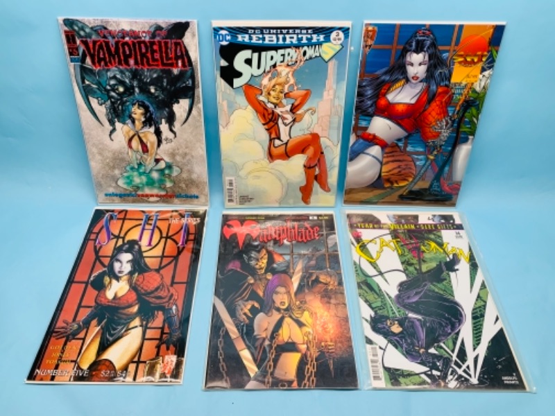 Photo 1 of 277860… six sexy comics in plastic sleeves