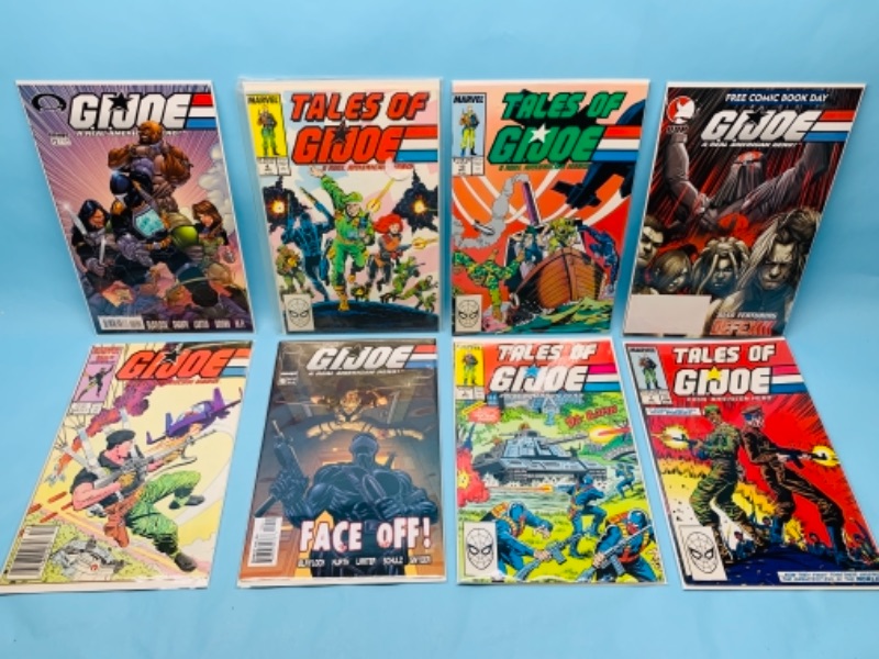 Photo 1 of 277867… 8 G.I. Joe comics in plastic sleeves