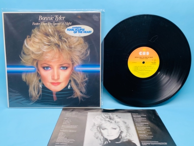 Photo 1 of 277891…great condition 1983 Bonnie Tyler vinyl record in plastic sleeve 