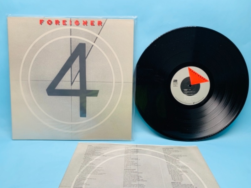 Photo 1 of 277896…great condition 1981 foreigner vinyl record in plastic sleeve 