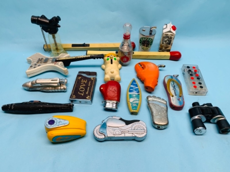 Photo 1 of 277903…collectible lighters-all need repair or cleaning 