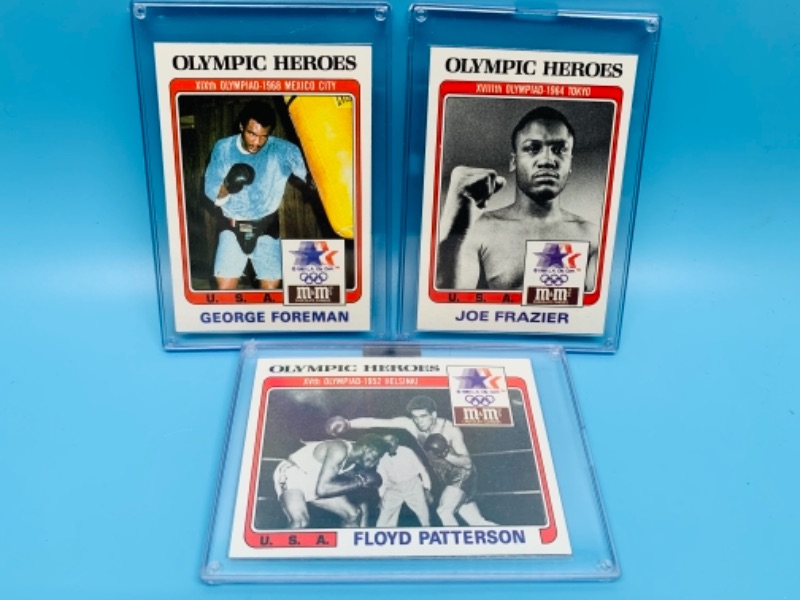 Photo 1 of 277927…3 boxing Olympic heroes M&M’s in hard plastic cases