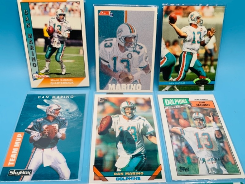 Photo 3 of 277931…8 Dan Marino trading cards in plastic sleeves 