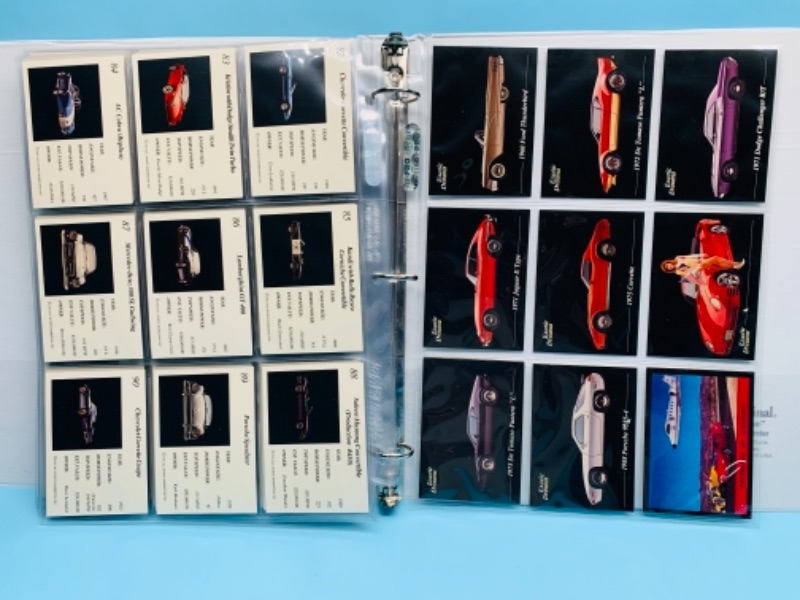 Photo 2 of 277941…100 vintage 1992 exotic dreams sports car trading cards in binder 