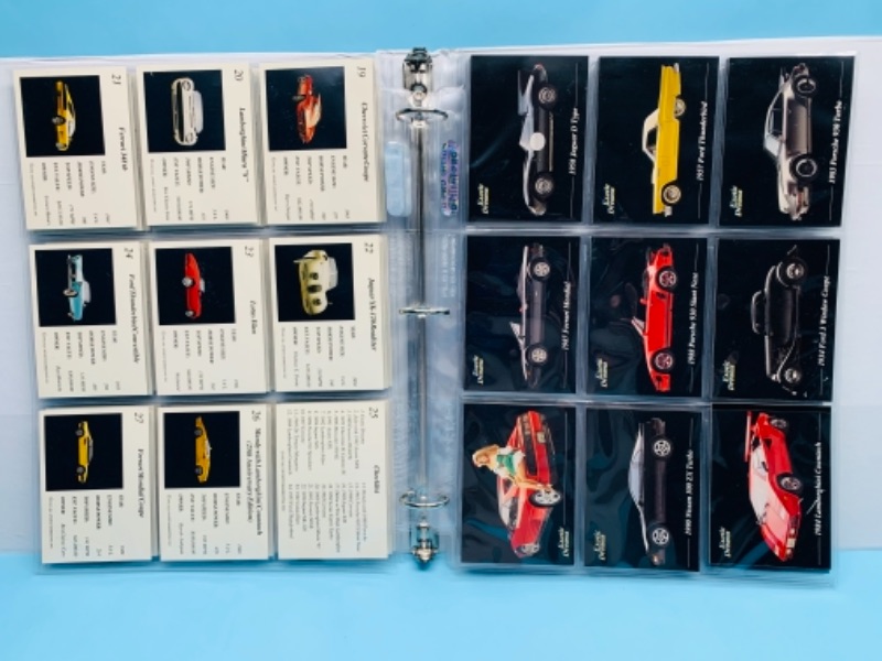 Photo 3 of 277941…100 vintage 1992 exotic dreams sports car trading cards in binder 