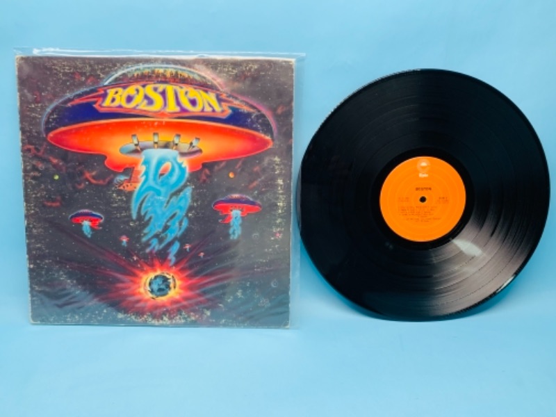 Photo 1 of 277951…1976 Boston vinyl record in plastic sleeve 