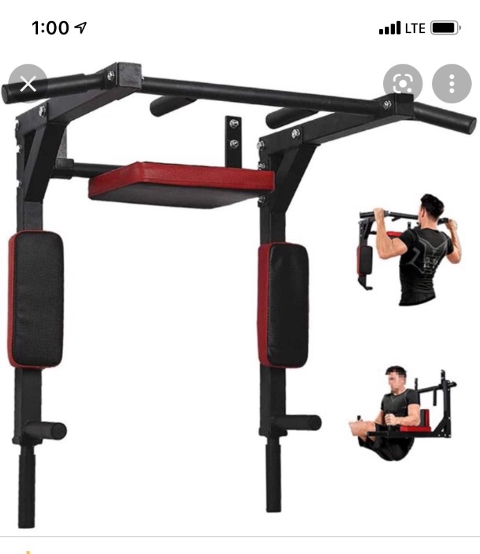 Photo 1 of 277959…wall mounted multi grip pull-up bar, hip flexor, dip, power tower strength building training equipment 