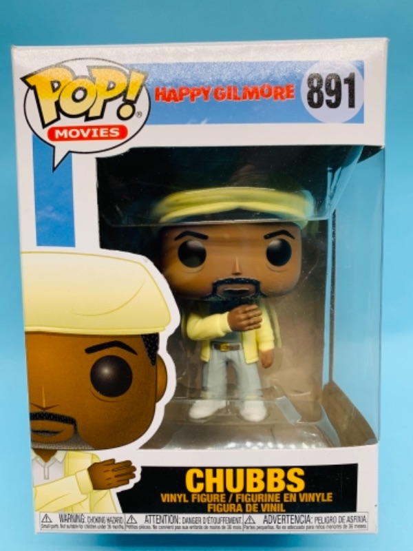 Photo 1 of 277981…Funko pop happy Gilmore chubbs vinyl figure in original box 