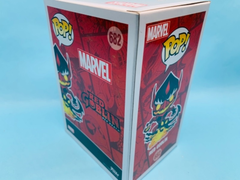 Photo 2 of 277987…Funko pop marvel red goblin fall convention limited edition bobble head figure in original box 