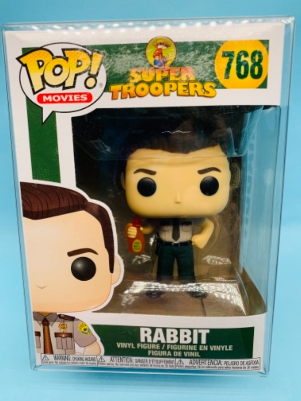 Photo 1 of 277989…Funko pop super troopers rabbit vinyl figure in original box 