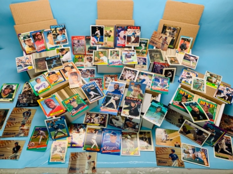 Photo 1 of 278024…6 boxes of mixed baseball trading cards 