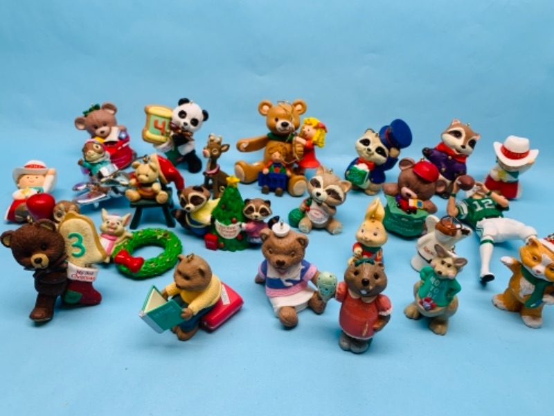 Photo 3 of 278031…24 vintage character tree ornaments 