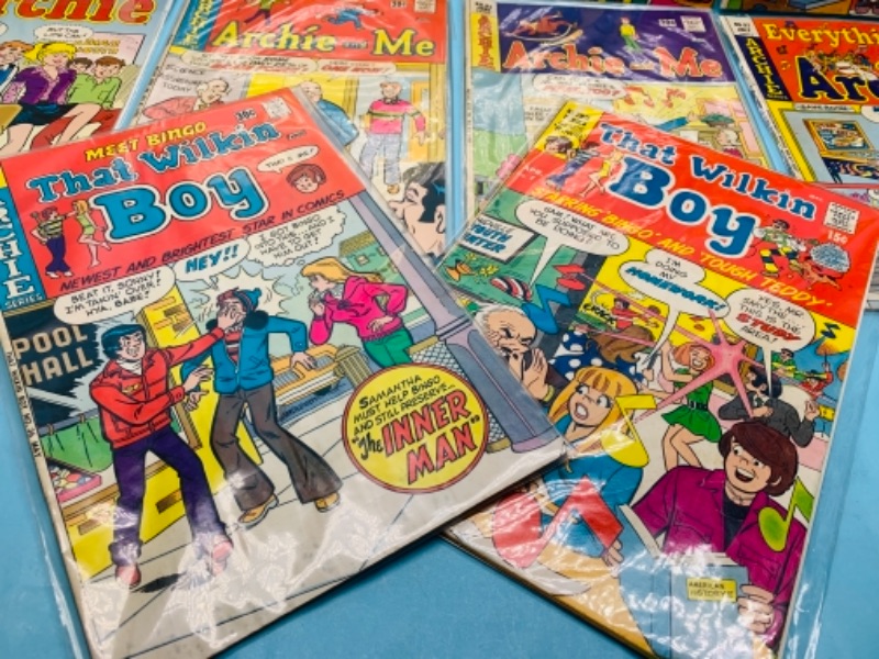 Photo 1 of 278036…10 vintage Archie comics in plastic sleeves 