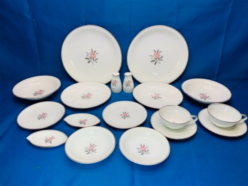 Photo 1 of 278042…noritake Rosales 5790 Japan dinnerware set - service for two 