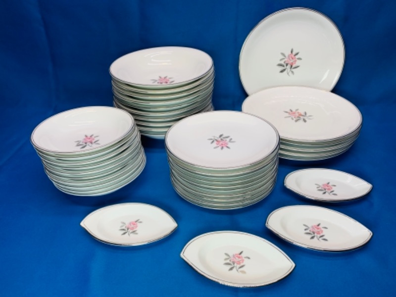 Photo 2 of 278043…40 piece noritake Rosales 5790 Japan chinaware  