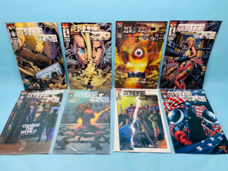 Photo 1 of 278050… eight rising stars comics in plastic sleeves