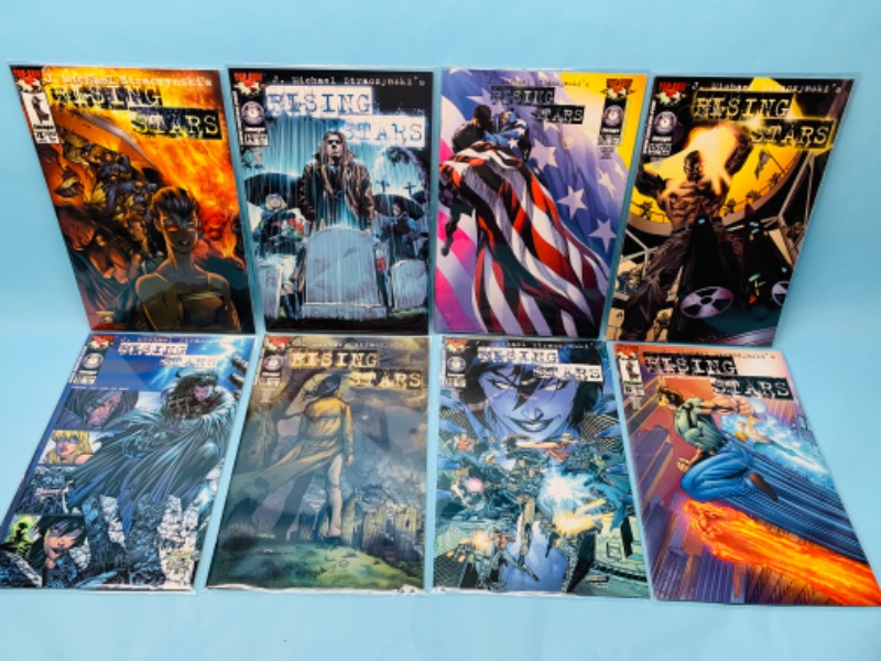 Photo 1 of 278051… eight rising stars comics in plastic sleeves