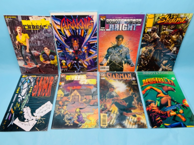 Photo 1 of 278071…8 comics  all number ones in plastic sleeves