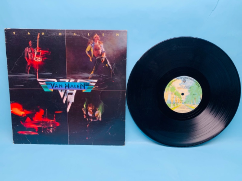 Photo 1 of 278087…vinyl Van Halen record in great condition for age in plastic sleeve 