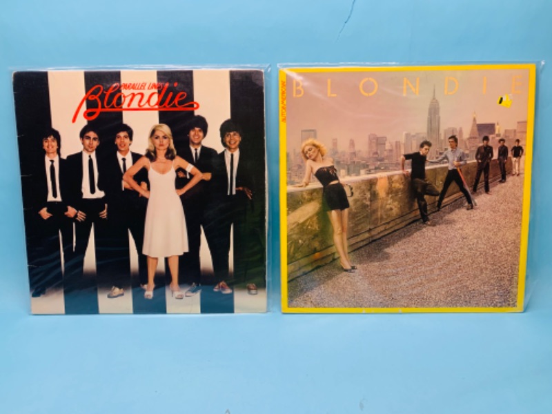 Photo 1 of 278111…two vinyl blondie records in great condition for age in plastic sleeves 