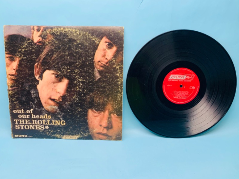 Photo 1 of 278112…vintage Rolling Stones vinyl record in plastic sleeve 